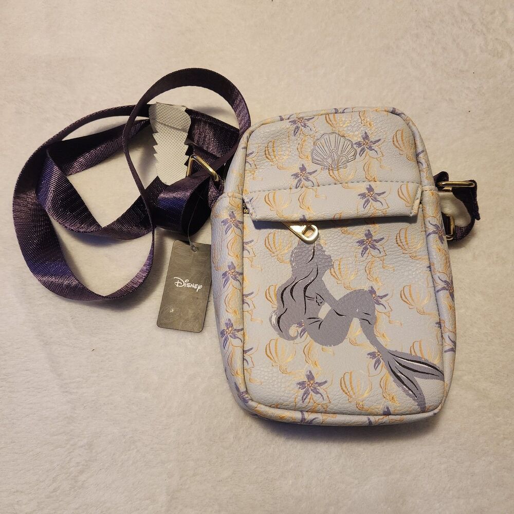 Disney Buckle-Down Princess Collection Ariel Crossbody Bag New with Tags
